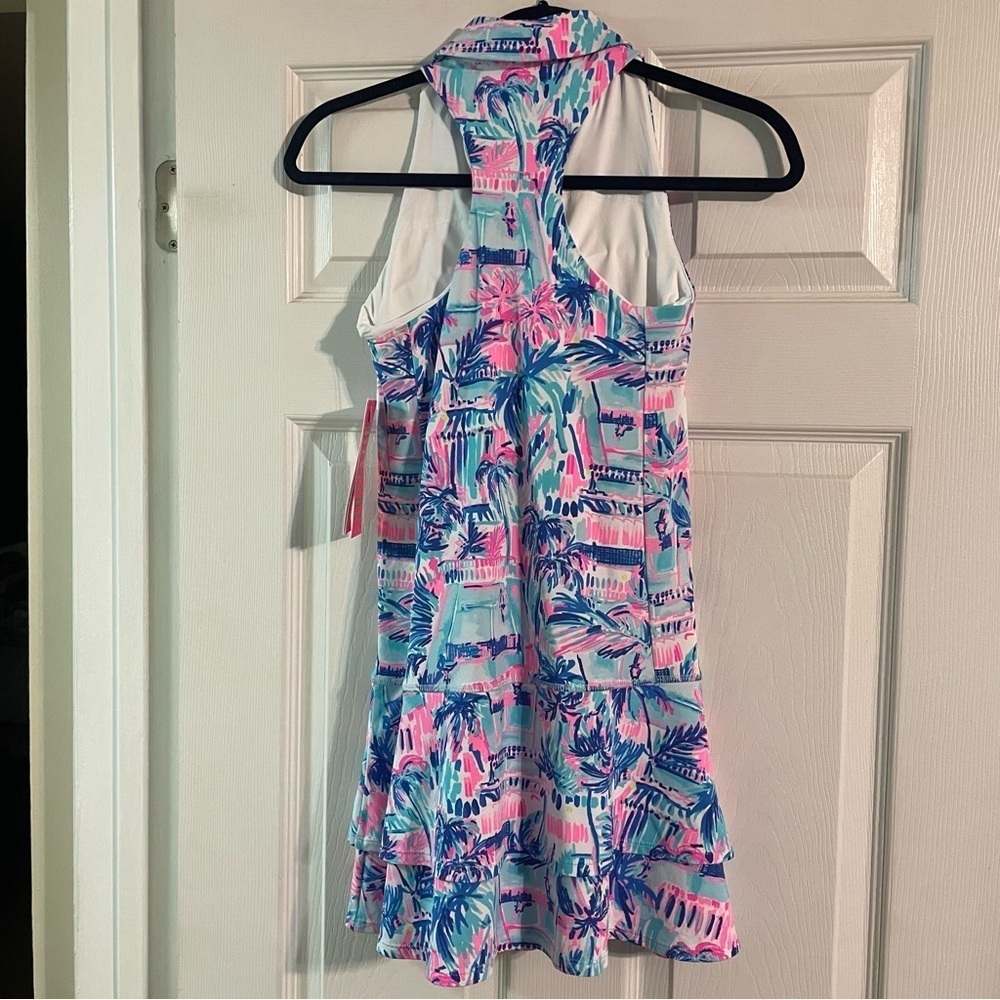 Lilly Pulitzer X Meryl Luxletic Dania Ravello Blue Dress NWT - Picture 7 of 12